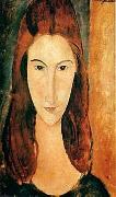Jeanne Hebuterne Hebuterne by Modigliani USA oil painting reproduction